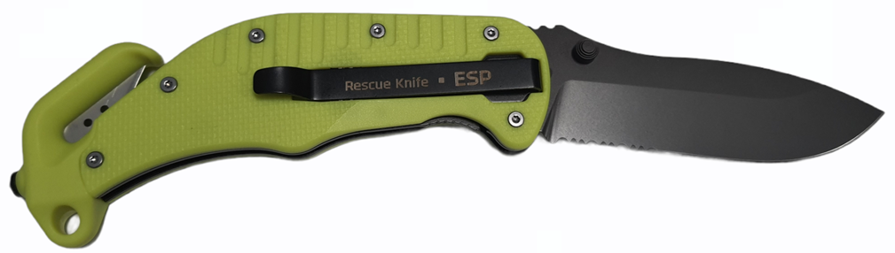 Záchranářský multifunkční nůž Rescue Knife Neo s kombinovaným ostřím